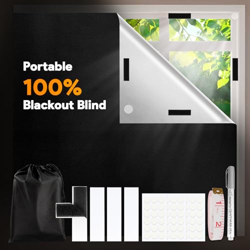 Gaeymy Fenster Verdunkelung 200x148cm, Dachfenster Verdunkelung Innen Sonnenschutz Fenster Ohne Bohren, Verdunklungsstoff Hitzeschutz Außen, Verdunkelungsfolie Thermofolie Meterware für Schlafzimmer