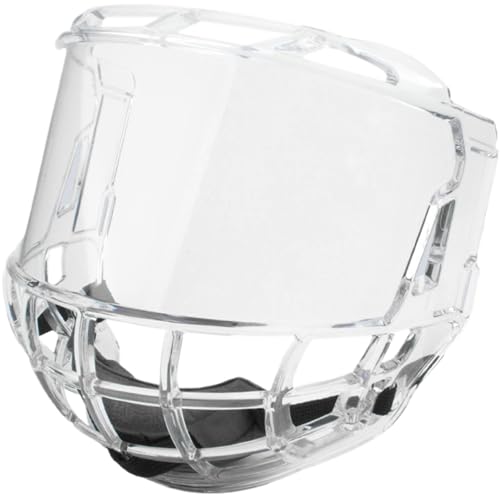 Hockeyhelm, klare Anti-Fog-Hockeymaske, Anti-Kratzer-Visier, PC Full Shield Visor, Klassische Sportaccessoires für Jugend- und Erwachsenenhelm