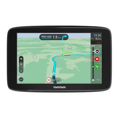 TomTom Navigationsgerät GO Classic (5 Zoll, Stauvermeidung Dank TomTom Traffic, Updates Europa, Updates über Wi-Fi), Schwarz