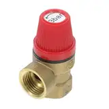MUCKLILY 1/2" Messing-überdruckventil Für Warmwasserbereiter Sicherheitsventil /2 Mit 3-bar-druckminderer Stabile Messingkonstruktion Multifunktional Für Wasser Öl Gas
