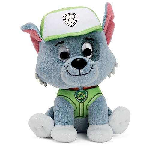 GUND PAW Patrol Rocky Plüschtier, 15 cm - hochwertiges Kuscheltier für Fans der beliebten TV-Serie, ab 1 Jahr empfohlen