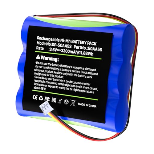 WAEUUKKPO Akku für TonieBox, 3300mAh 50AA5S Ersatzakku 3.6V NI-MH Batterie für TonieBox, Musicbox, Soundbox, Ersatzbatterien Lautsprecher Boxen