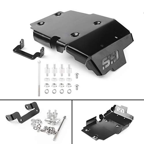 Artudatech Unterbodenschutz Motorrad Skid Plate, Engine Guard Motorschutz Schutzblech Set ADV Motorschutzplatte CNC-Aluminium Abdeckrahmen Kompatibel für BMW F650 F700 F800GS ADV