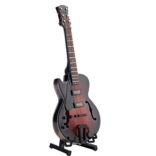 Klassische Gitarre Modell Miniatur Replik Mini Gitarre Modell Ornamente Musikinstrument Dekor Sammlung (#2)