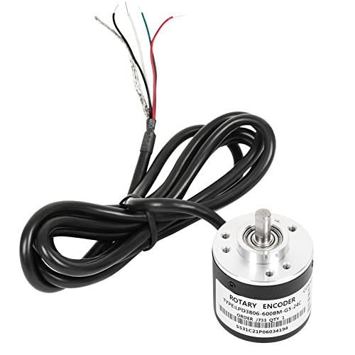 WISAMIC 600p/r Inkrementaler Drehgeber Incremental Rotary Encoder Dc5-24v weit Eingangsspannungsbereich 6mm Achse