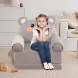 Skyrabbiter Baby Sitzsack Plüsch Teddybär Design Kindersitzsack Sitzhilfe Stützsitz Lernen Sitzen Sicherheitssitz Weichen Stuhl Kissen Sofa Plüsch für Kinder Sofagarnitur (Sofa nicht enthalten) (J)