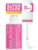 NYK1 NailBond Nagelkleber Für Kunstnägel Extra Stark (8ml) Pinsel On Nagelkleber Für Tips, Press On Nails Und Acrylnägel Nagel Kleber - Nagelkleber Für Eingerissene Nägel Anti-Pilz Nail Glue