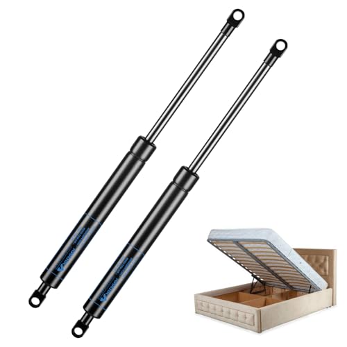 ARANA 400MM 500N Gasdruckfedern, 51KG Gasfeder Ersatz Gasdruckdämpfer Hydraulisch Halterung Für Schranktür, Werkzeug Spielzeugkiste Kastenabdeckung, Wohnmobiltür DIY Anwendungen 2 Stück