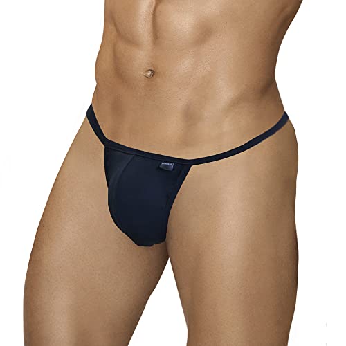 ARIUS Tanga Herren Sexy Schwarz - Tanga Baumwolle Garn Herren - Herren Tanga - Männliche Tanga - Tanga Garn Männer Sinnlich - String Herren - g-String Herren, Schwarz, M