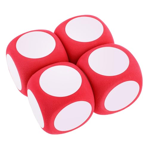 4stücke Abwischbare Schaumstoffwürfel 6cm Blanko Würfel DIY-LeerwüRfel Für Spiele Lernprojekte Und Partys Leicht Und Tragbar Für Klassenzimmer Und Freizeitaktivitäten