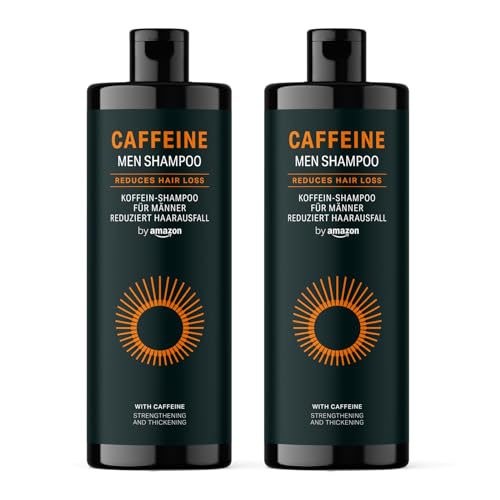 by Amazon Herrenshampoo mit Koffein, 2 x 400 ml