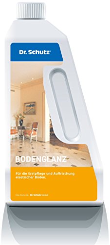 Dr. Schutz Bodenglanz 750 ml für Designböden aus Vinyl, PVC, CV, Linoleum | Einpflege & Auffrischung | bildet glänzende Schutzschicht, verringert Schmutzhaftung, rutschhemmend