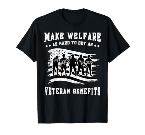 Sozialhilfe so schwer zu bekommen wie Veteranenhilfe für das T-Shirt