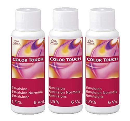 3er Wella Professionals Color Touch Emulsion 1,9% 60 ml