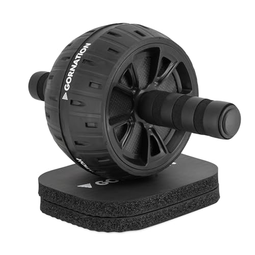 GORNATION Bauchroller, Ab Wheel, Bauchtrainer für zuhause mit komfortablen Kniepads, Core und Bauchmuskeltraining, Bauchmuskeltrainer, Abs trainer, Ab Roller für Bauchtraining
