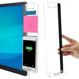 Ruzister 2 Stück Büro-Schreibtisch-Zubehör, Monitor, Memoboard, Computer-Nachrichtentafel, Bürobedarf für Damen/Herren, Computer-Haftnotizenhalter mit Telefon Halter