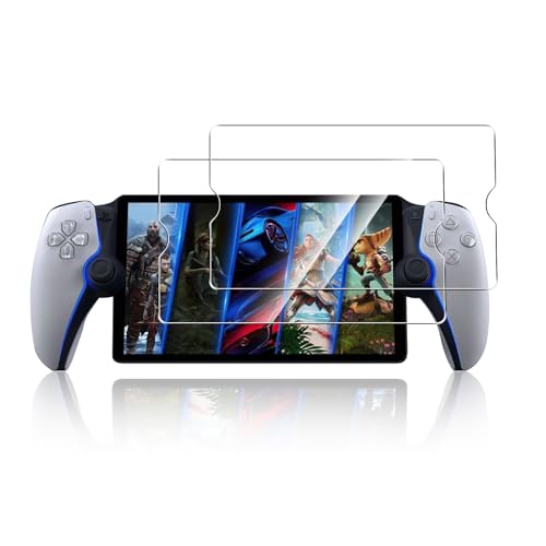 WFTE [2 Stück Schutzfolie für PlayStation 5 Portal Panzerglas Glasfolie 9H Härte, Anti-Kratzen, Anti-Bläschen Displayschutzfolien Panzer Schutz Glas für Sony PS5 PlayStation Portal