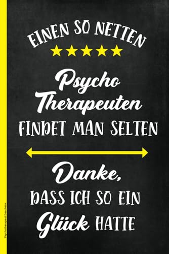 Psychotherapeut Geschenk: Notizbuch für Psychotherapeuten zum Dank praktisches Psychotherapie Buch A5 liniert für Notizen zur Seelischen Gesundheit Geschenkidee für Psychologen zum Geburtstag