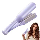 ADDLIVE Welleneisen für Haare, 32mm Lockenstab Große Locken, Französischer Wellen Lockenstab, 5 Einstellbare Temperaturen, V Förmiger Lockenstab 140°C und 220°C, Mermaid Hair Waver für Alle Haartypen