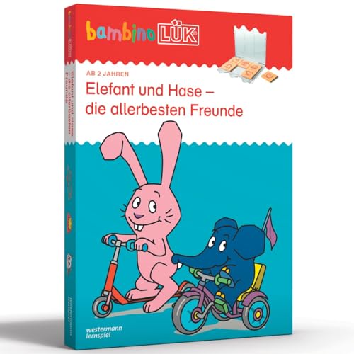 bambinoLÜK-Set: 2/3/4 Jahre Elefant und Hase - die allerbesten Freunde (bambinoLÜK-Sets: Kasten + Übungsheft/e)