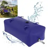 VA-Cerulean 110L Wasserblasen-AufbewahrungsbehäLter, Faltbarer Wasserblase Wasserblasentank Tragbarer Wassertank, Große Kapazität Wasserspeicher, für Wohnmobil Camping, Blau