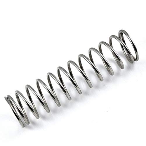 XBF-TOOL, X-Baofu, 10PCS Edelstahl-Druckfeder, 1mm Durchmesser, Draht * 12mm Durchmesser Out * (5-50) mm Länge (Größe : 1x12x25mm)