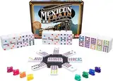 Goliath Mexican Train, Domino Spiel ab 6 Jahren, Brettspiel für 1 – 8 Spieler, Gesellschaftsspiel mit Dominosteinen