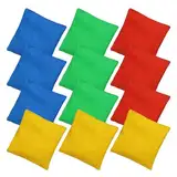 12 Stück Cornhole Säckchen, Cornhole Säcke, Quadratische Wurfsäckchen, Cornhole Bean Bags Cornhole Spiel Outdoor Cornhole Säcke Outdoor Spiele Für Karneval, Outdoor, Hof, Party(7 * 7 cm)