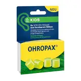 OHROPAX Kids Ohrstöpsel – Schutz vor Lärm für kleinere Ohren – VOR-Ohr-Stöpsel aus formbarem Silikon – Schalldämmwert SNR 23 dB – ideal für Freizeit, zum Lernen und Schwimmen – 8 Stück