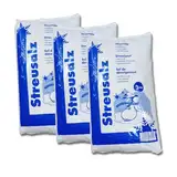 Streusalz 9 kg - Hochwirksames Winterstreusalz, Tausalz & Auftausalz gegen Eis & Schnee, für sichere Gehwege, Straßen & Parkplätze, schnell & ergiebig