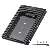 ORICO 2,5-Zoll-auf-3,5-Zoll festplatten Adapter, Konverter-Einbaurahmen Wechselrahmen für 2,5-Zoll-SATA-HDD oder -SSD von 7/9,5/12,5 mm (D2SS)