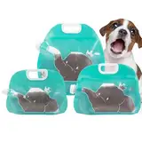 GjnjfdF Hundebeutel, Hundebechanlage Beutel, Wasserdichtes Katzenfutterbag, Tragbarer wiederverwendbarer Genussbeutel für Haustierhunde und Katzen, wasserdichte und große Kapazität