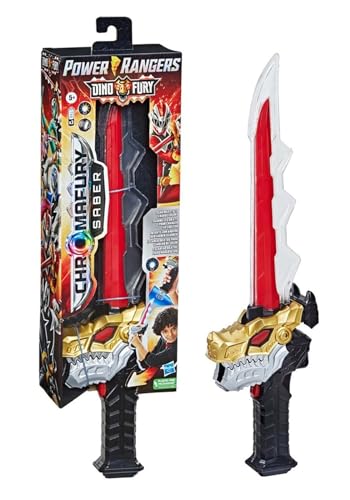 Power Rangers Dino Fury Chromafury Saber Electronic Colour-Scanning Toy with Lights and Sounds