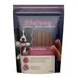 Amazon-Marke: Lifelong Zahnpflege-Sticks, getreidefreie Rezeptur, für Hunde mittelgroßer und großer Rassen, Huhn, 180g, 6er-Pack