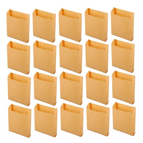 OKUMEYR 50ct Großbeutel Papier Lebensmittelverpackung Wiederverwendbar-takeaway-tasche Für Gebratene Hähnchen Pommes Frites