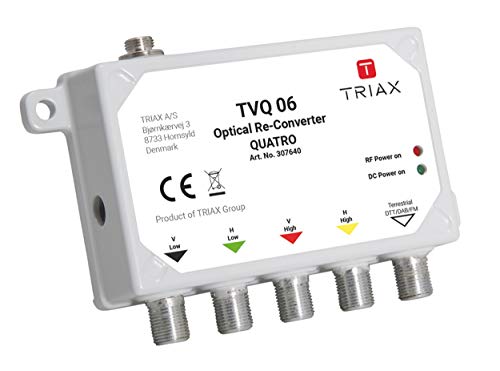 Triax TVQ 06 Universal Quattro+DVB-T 1xFO/4xSAT+1xRF Konverter FC/PC