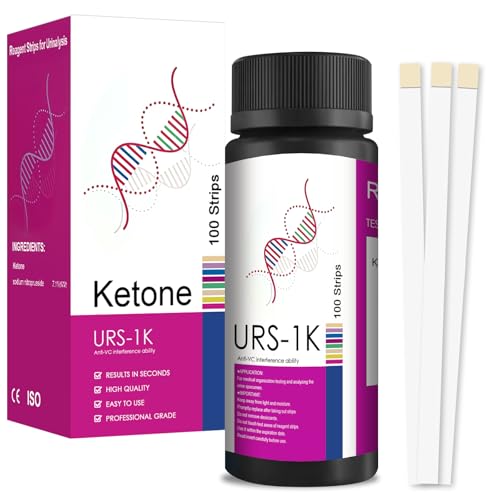 100 Stück Keton Teststreifen, Ketosticks, Zum Testen Des Ketosespiegels