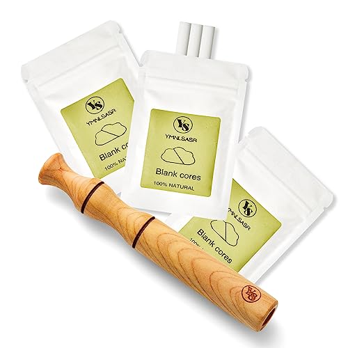 Aromatherapie-Inhalator für ätherisches Öl, Raucherentwöhnung, persönlicher Diffusor aus Holz für ätherische Öle, mit 3 leeren Baumwolldochten