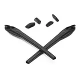 Mryok Ersatz Earsocks Nosepieces Kits für Oakley Flak 2.0/2.0 XL Sonnenbrille - Schwarz