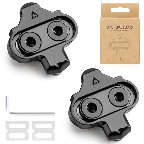 GEWAGE Fahrrad Cleats mit rutschfesten Cleat Plates – Kompatibel mit Shimano MTB SPD Pedalen (SH51) – SPD Cleats Set für Mountainbike- und Indoor-Cycling-Schuhe