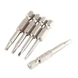 ElgnAura Hex Shank Triangle Screwdriver, 5pcs Magnetic Triangle Bits Set for Electric and Cordless Screwdrivers, Includes TA1.8 to TA3.0 Sizes