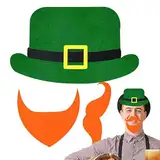 Simple to Wear: Add a touch of irish luck to your clothing with St. Patrick's Day cutouts. Includes a hat and beard with adhesive backings on the beard for sticking, and an elastic rope on the hat for