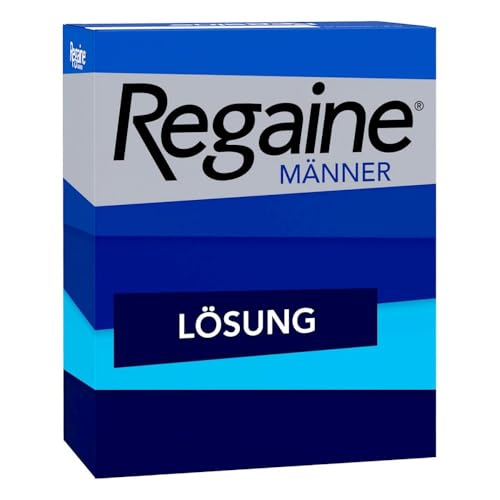 REGAINE Männer Lösung: Mit 50 mg/ml Minoxidil (5%) bei erblich bedingtem Haarausfall, 3-Monatspackung, 3 x 60 ml