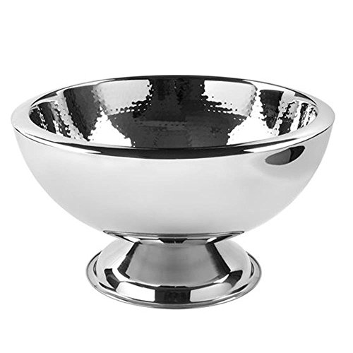 Fink KALAS Punch-Bowl, Edelstahl, Silber, 43 x 43 x 25 cm