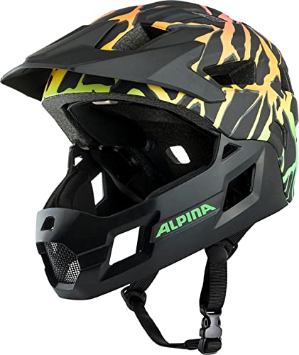 Alpina Unisex-Jugendliche RUPI Fahrradhelm, Fading-Neon Matt, 50-55