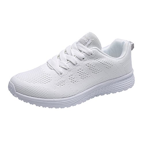 Laufschuhe Damen Turnschuhe Sportschuhe Sneaker Running Tennis Schuhe Freizeit Straßenlaufschuhe Fashion Leichtgewichts Atmungsaktiv Walkingschuhe Outdoor Fitness Jogging Walkingschuhe