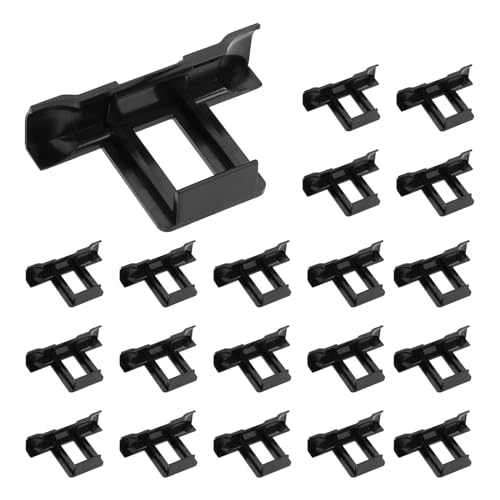 20 Stück Solarpanel Wasserablauf Clips Entwässerung Clips Solarpanel Wasserablauf Clips PV Modul Reinigungs Clips für Wasserablauf Solarpanel Schlammentfernungs Clips Komponenten für Solarmodule