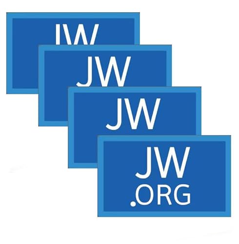 JW.ORG Magnet-Aufkleber, 4 Stück, 7,9 x 5,1 cm, für Auto, LKW, SUV oder jede andere magnetische Oberfläche