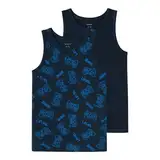 NAME IT Jungen Nkmtank Top 2p Dark Sapphire Gamer Noos, Dark Sapphire, 104