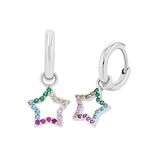 Prinzessin Lillifee Kinder Mädchen Schmuck Stern Silber Multicolor, Kommt in Schmuck Geschenk Box